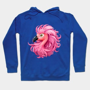 Pink Flamingo - Bad Hair Day Hoodie